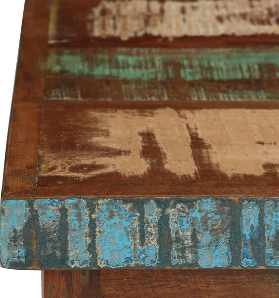 Psací stůl se skříňkami masivní recyklované dřevo 140x50x77 cm 244846