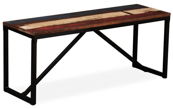 Lavice masivní recyklované dřevo 110 x 35 x 45 cm 244901