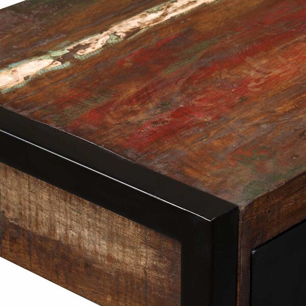 Psací stůl s 2 zásuvkami masivní recyklované dřevo 120x50x76 cm 244905
