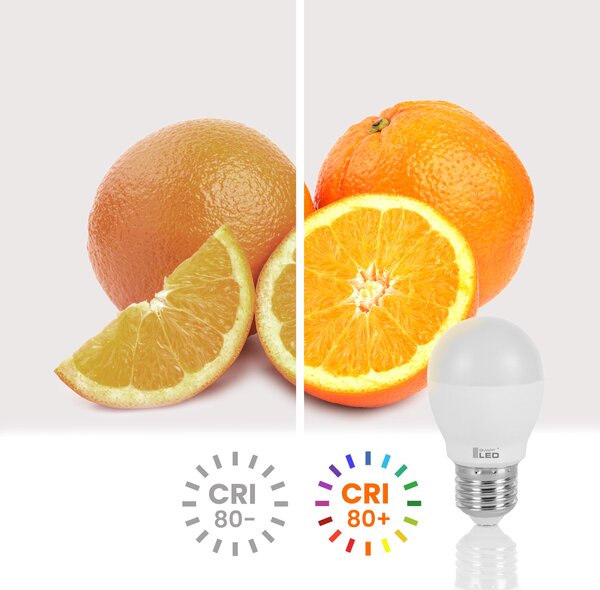 LED žárovka E27 10 W, 900 lm, 6000 K – studená bílá, stmívatelné, Ø 45 mm