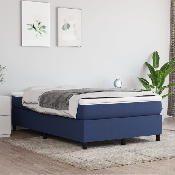 Box spring postel s matrací černá 120x190 cm textil 3269689