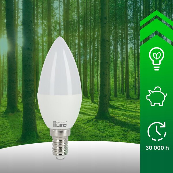LED žárovka E14 3 W, 270 lm, 3000 K – teplá bílá