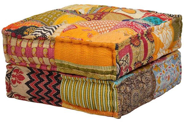 2místný modulární pouf patchwork textil 244985