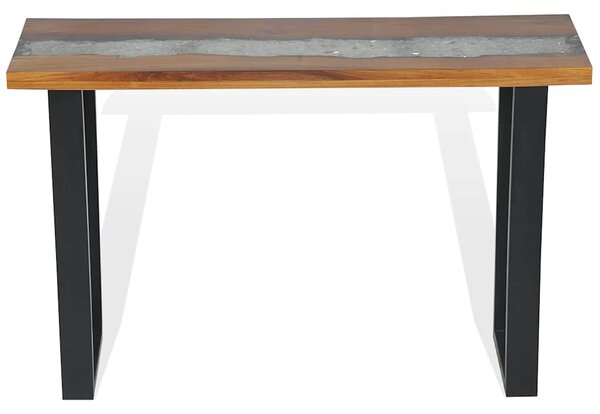 Odkládací stolek, teak, 100x35x75 cm 245065