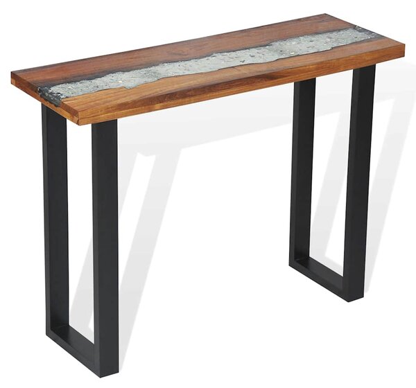 Odkládací stolek, teak, 100x35x75 cm 245065