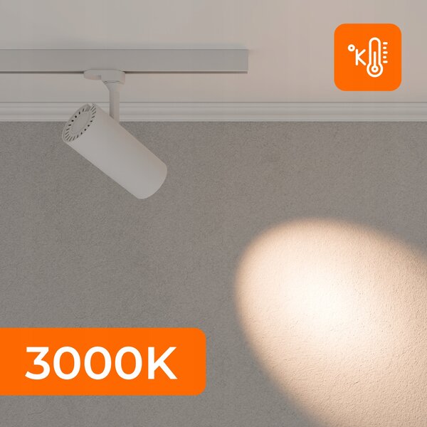 Bílá LED žárovka GU10 10 W, 900 lm, 3000 K – teplá bílá