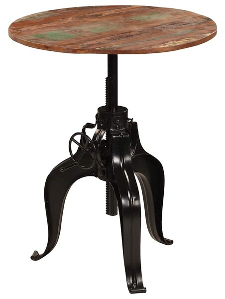 Barový stůl z masivního recyklovaného dřeva 75 x (76–110) cm 245269