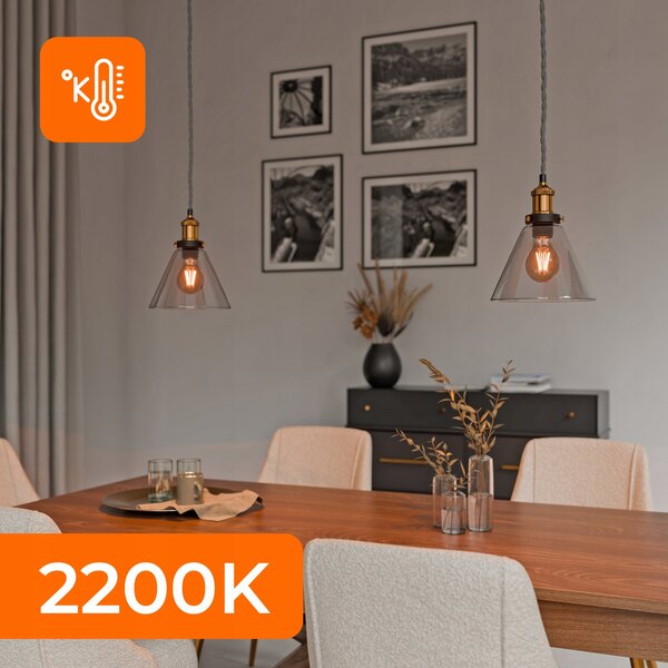 LED žárovka E27 4 W, 360 lm, 2200 K – teplá bílá