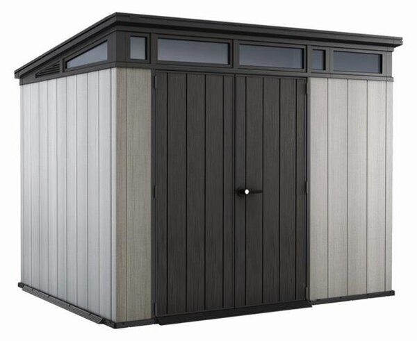 Zahradní domek Keter Artisan 9x7 grafitový/šedý 236877