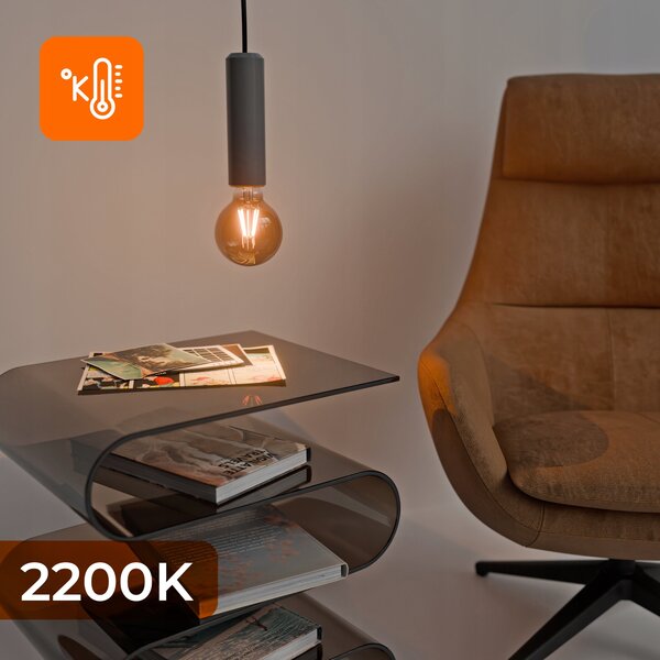LED žárovka E27 4 W, 2200 K, teplá bílá