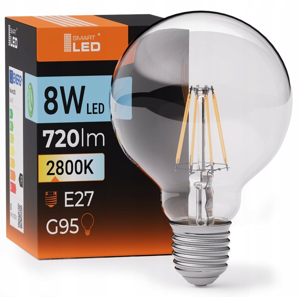 LED žárovka E27 8 W, 1055 lm, 2800 K – teplá bílá