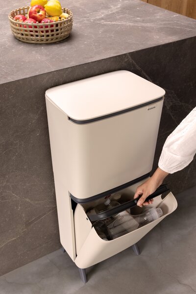 Brabantia 275005 Odpadkový koš SortUp Hi 20 + 25 l béžový