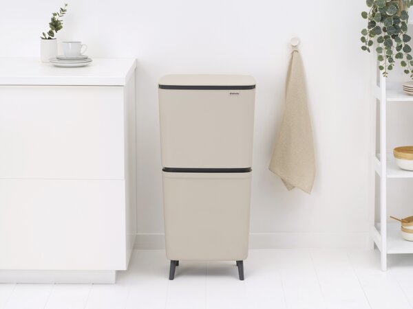 Brabantia 275005 Odpadkový koš SortUp Hi 20 + 25 l béžový