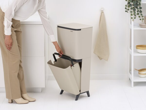 Brabantia 275005 Odpadkový koš SortUp Hi 20 + 25 l béžový