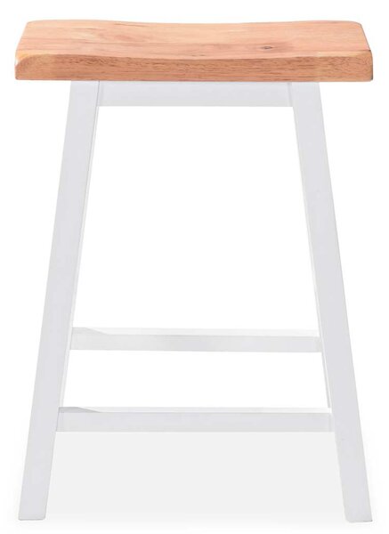 3dílný barový set MDF bílý 245364