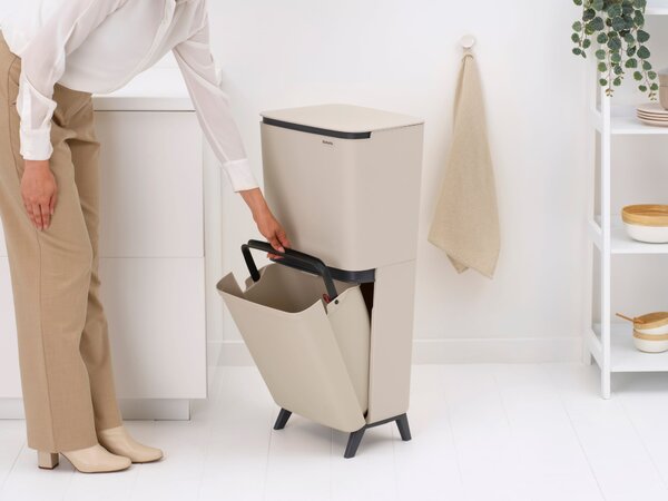 Brabantia 275067 Odpadkový koš SortUp Hi 20 + 25 l tmavě šedý