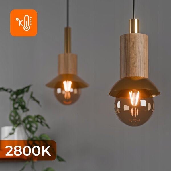 LED žárovka E27 8 W, 880 lm, 2800 K – teplá bílá