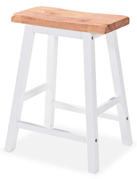 3dílný barový set MDF bílý 245364