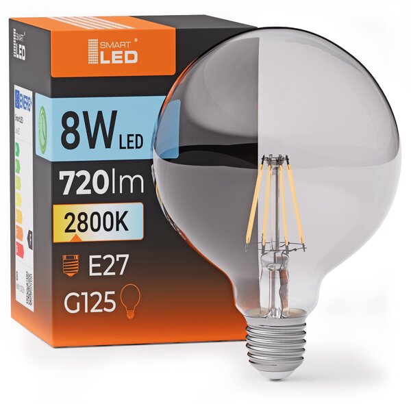 LED žárovka E27 8 W, 720 lm, 2800 K – teplá bílá