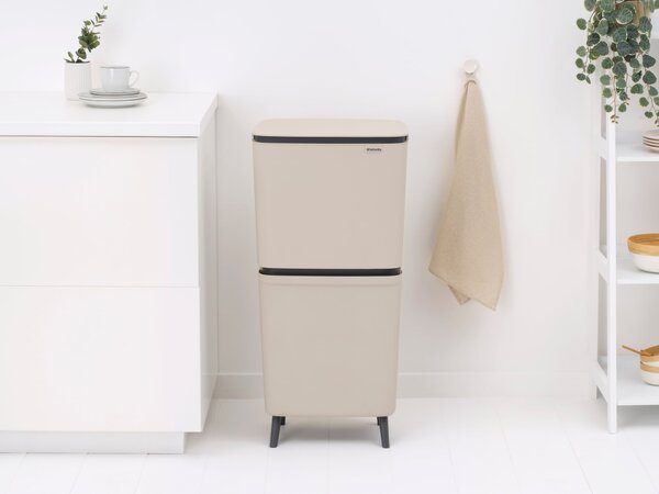 Brabantia 275067 Odpadkový koš SortUp Hi 20 + 25 l tmavě šedý