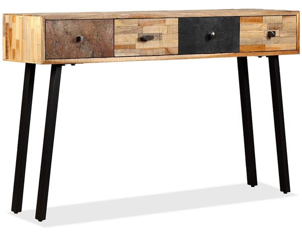 Konzolový stolek, masivní recyklovaný teak 120x30x76 cm 245403