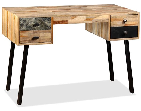 Psací stůl masivní recyklovaný teak 110 x 50 x 76 cm 245402