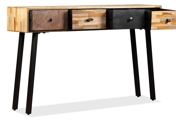 Konzolový stolek, masivní recyklovaný teak 120x30x76 cm 245403