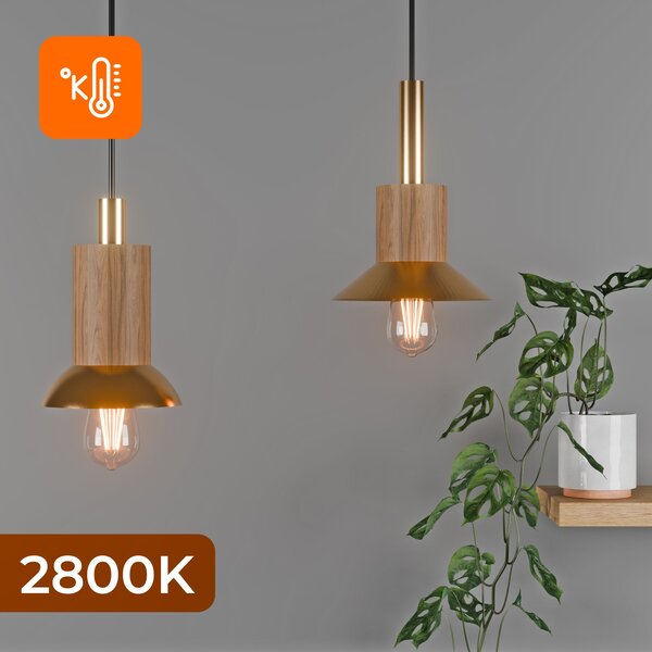 LED žárovka E27 230 V, 6 W, 660 lm, 2800 K – teplá bílá