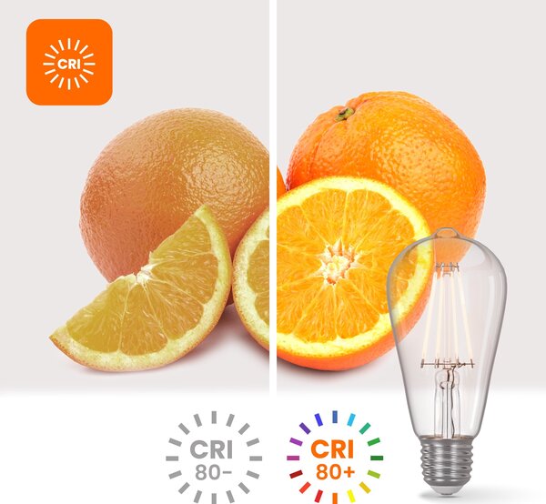 LED žárovka E27 230 V, 6 W, 660 lm, 2800 K – teplá bílá