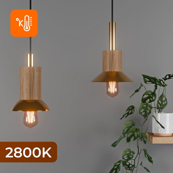 LED žárovka E27 6 W, 540 lm, 2800 K – teplá bílá