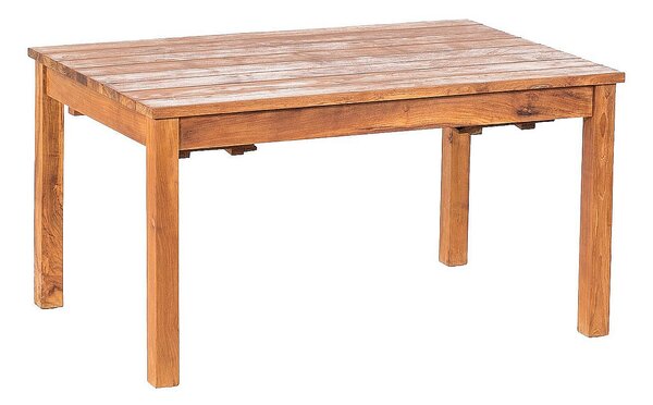 Teakový stůl GIOVANNI 120 - 210 × 75 - 100 cm 120 × 90 cm