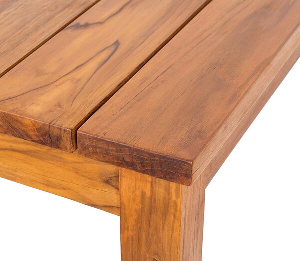 Teakový stůl GIOVANNI 120 - 210 × 75 - 100 cm 120 × 90 cm