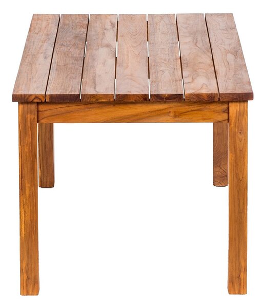 Teakový stůl GIOVANNI 120 - 210 × 75 - 100 cm 120 × 90 cm