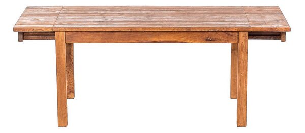 Teakový stůl GIOVANNI 120 - 210 × 75 - 100 cm 120 × 90 cm