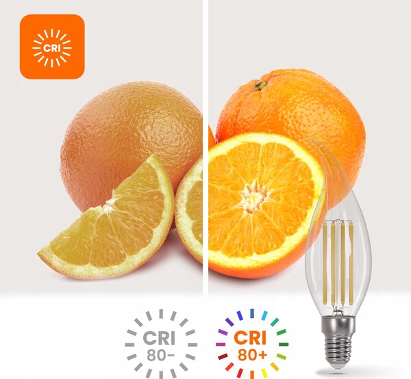 LED žárovka E14 7 W, 1000 lm, 2800 K – teplá bílá