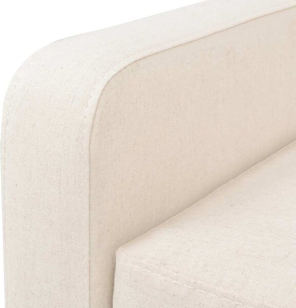 2místná pohovka textil krémově bílá 245450