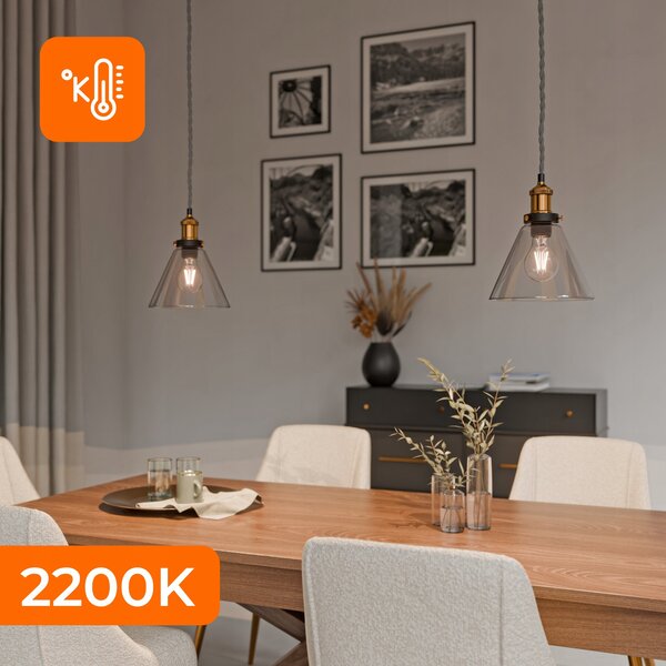 LED žárovka E27 4 W, 360 lm, 2200 K – teplá bílá
