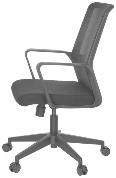 OTOČNÁ ŽIDLE, síťovina, plochá tkanina, černá MID.YOU - Online Only kancelářské židle, Online Only