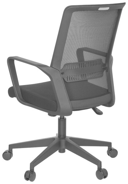 OTOČNÁ ŽIDLE, síťovina, plochá tkanina, černá MID.YOU - Online Only kancelářské židle, Online Only