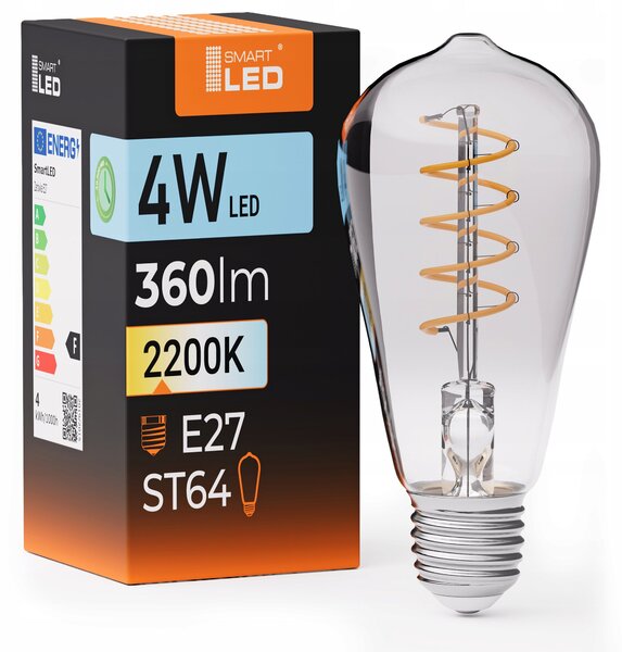 LED žárovka E27 4 W, 360 lm, 2200 K – teplá bílá