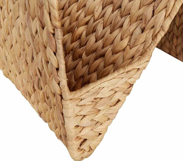 Stojan na časopisy 31 x 31 x 31 cm vodní hyacint 245494