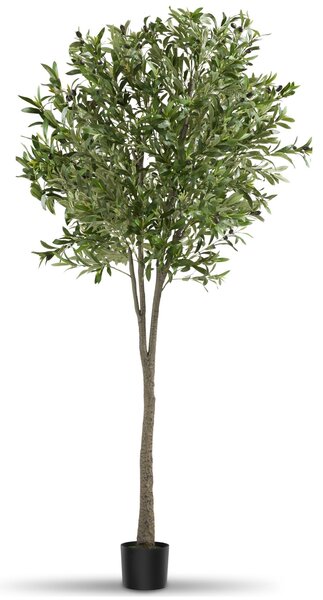 Tectake Umělý olivovník Oleand, realistická textura - 210 cm