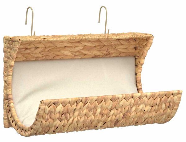 Pelíšek pro kočku s polštářkem vodní hyacint 37 x 20 x 20 cm 245496