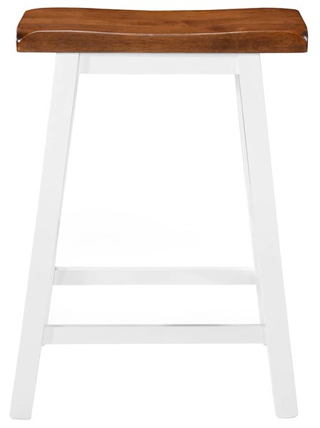 Barové stoličky 2 ks masivní dřevo 245546