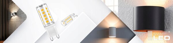 Bílá LED žárovka G9 5 W, 450 lm, 3000 K – teplá bílá, úhel 180°
