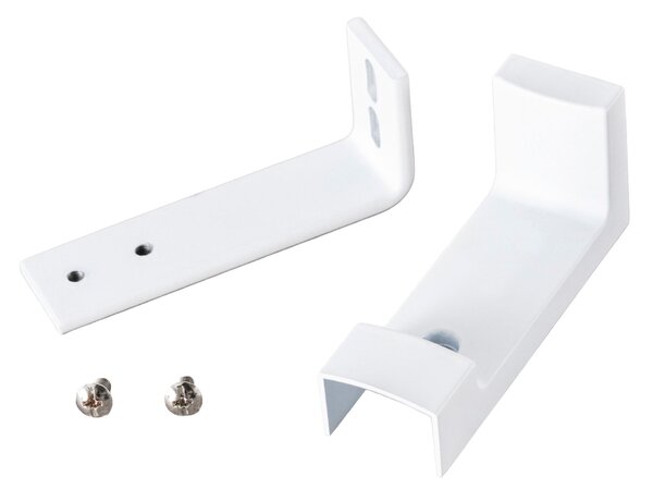 Kovový nástěnný držák pro stropní lištu Premium white