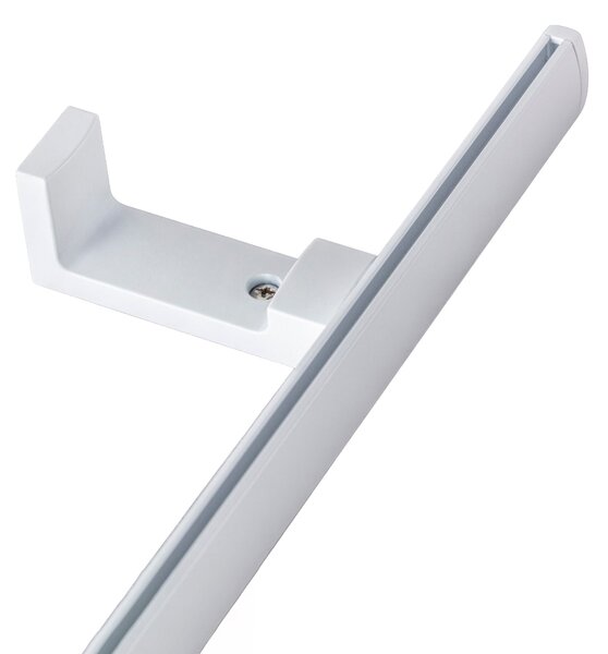 Kovový nástěnný držák pro stropní lištu Premium white