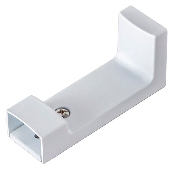 Kovový nástěnný držák pro stropní lištu Premium white