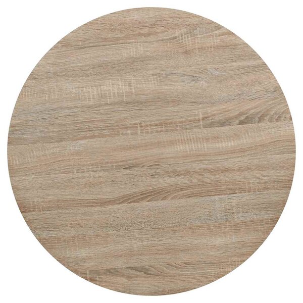 Bistro stůl MDF a ocel kulatý 80 x 75 cm 245613