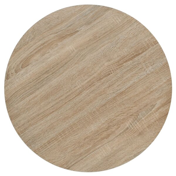 Bistro stůl MDF a ocel kulatý 60 x 75 cm 245612